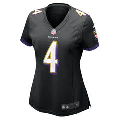 Zay Flowers Baltimore Ravens Women's Alternate Game Jersey - Black | Nike cheap