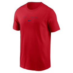 St. Louis Cardinals Large Logo Back Stack T-Shirt - Red | Nike