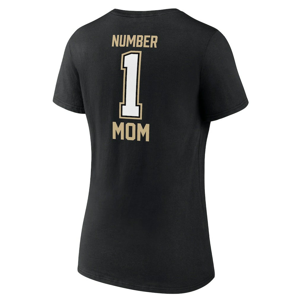 New Orleans Saints Women's Mother's Day V-Neck T-Shirt - Black for sale