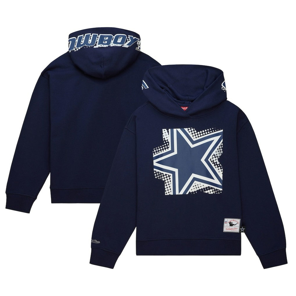 Dallas Cowboys Women's Gridiron Classics Big Face 7.0 Pullover Hoodie - Navy online