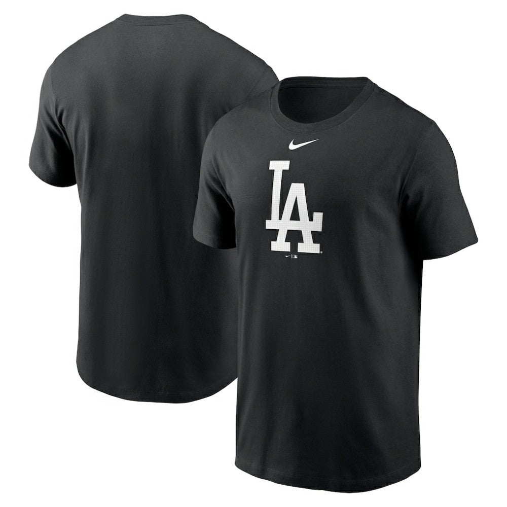 Los Angeles Dodgers Fuse Large Logo T-Shirt - Black | Nike