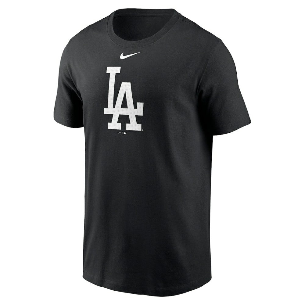 Los Angeles Dodgers Fuse Large Logo T-Shirt - Black | Nike