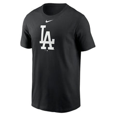 Los Angeles Dodgers Fuse Large Logo T-Shirt - Black | Nike