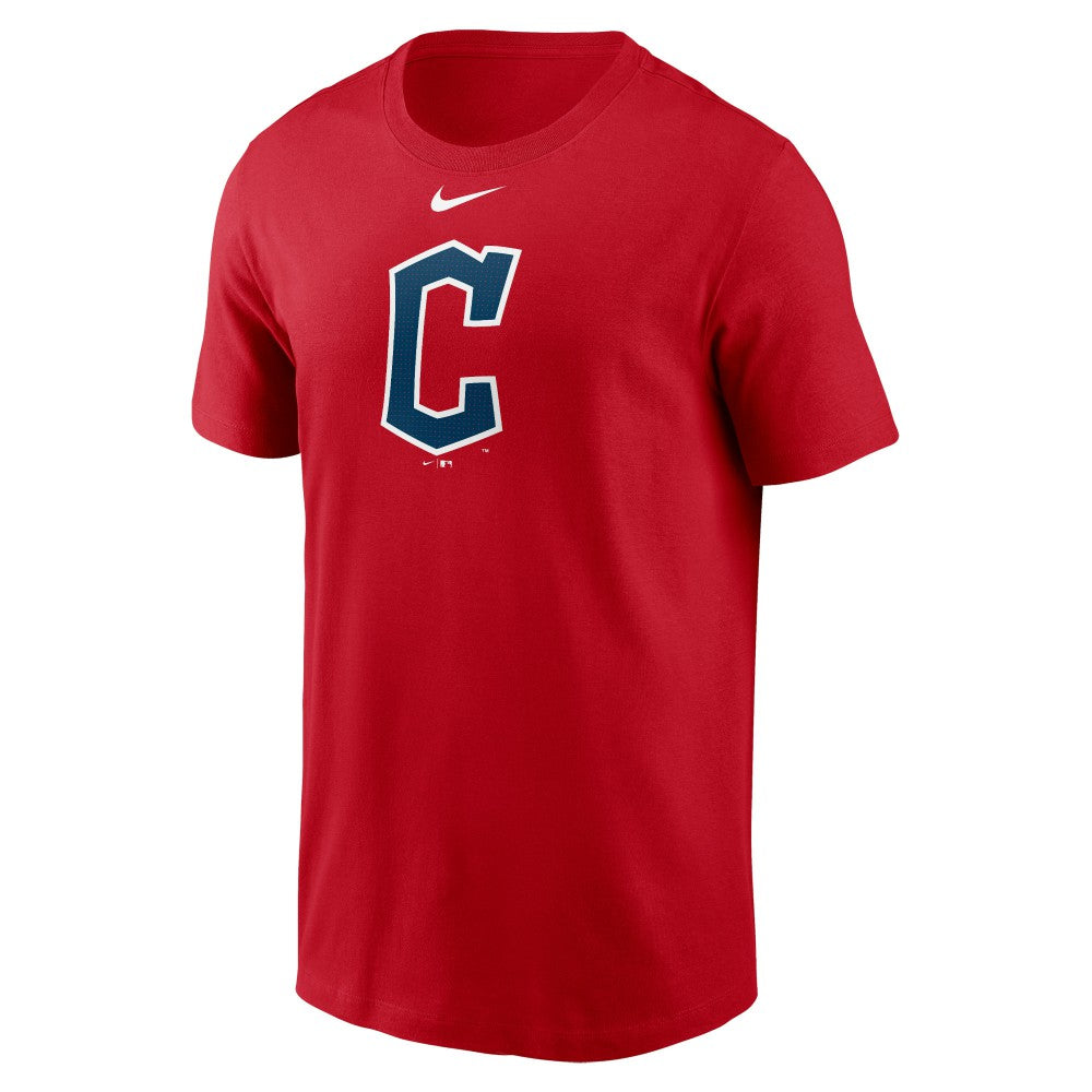 Cleveland Guardians Fuse Large Logo T-Shirt - Red | Nike