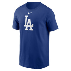 Los Angeles Dodgers Fuse Large Logo T-Shirt - Royal | Nike