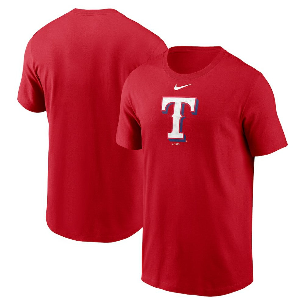 Texas Rangers Fuse Large Logo T-Shirt - Red | Nike