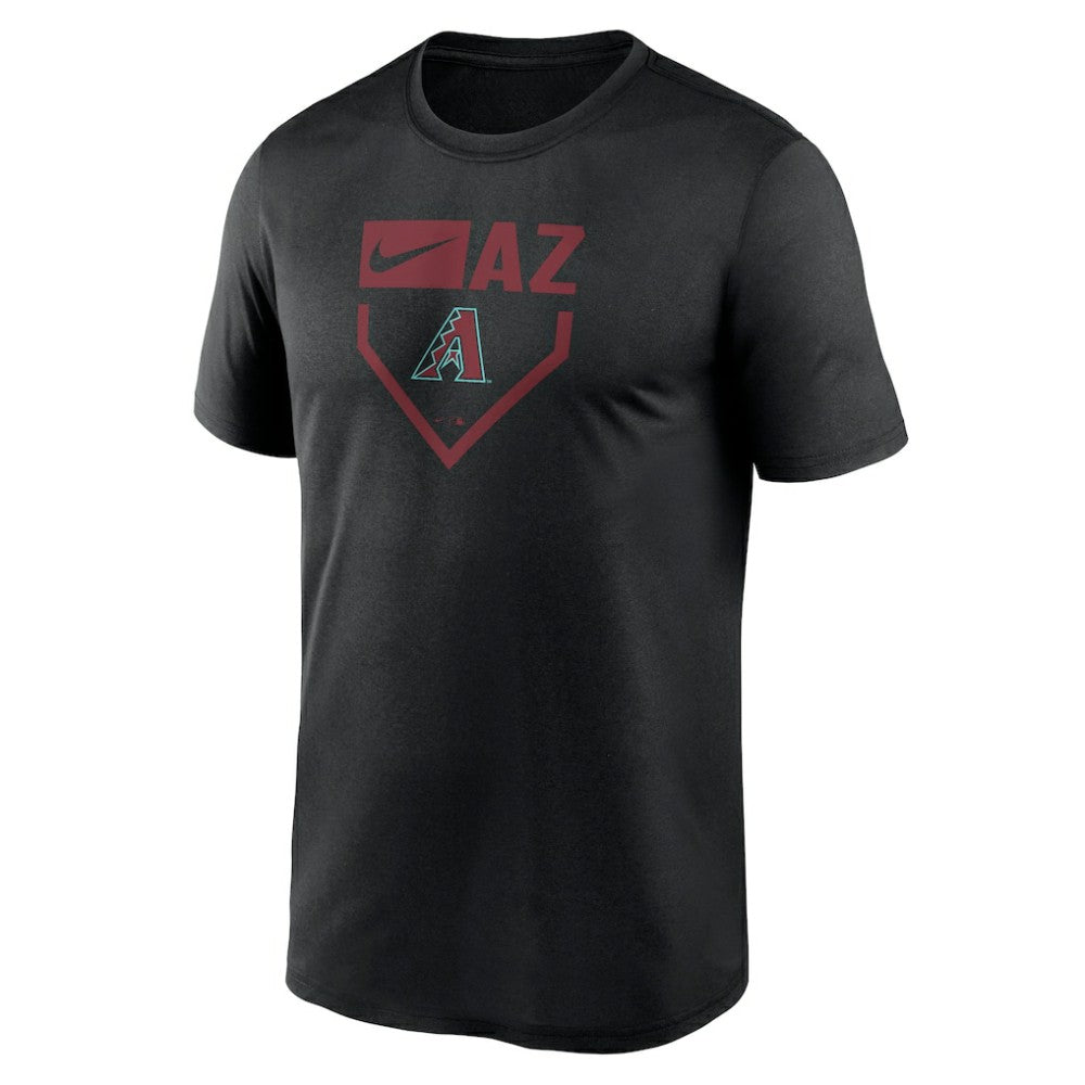 Arizona Diamondbacks Home Plate Icon Legend Performance T-Shirt - Black | Nike