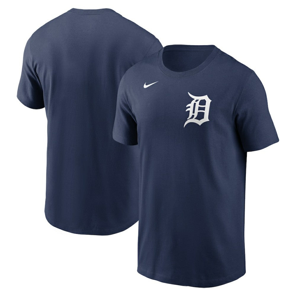 Detroit Tigers Fuse Wordmark T-Shirt - Navy | Nike