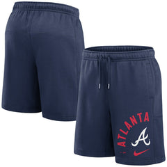 Atlanta Braves Arched Kicker Shorts - Navy | Nike