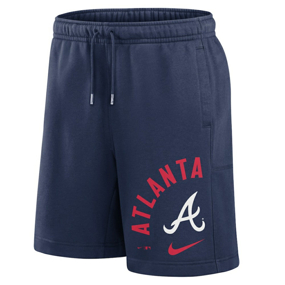 Atlanta Braves Arched Kicker Shorts - Navy | Nike