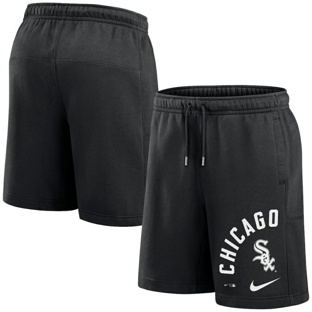 Chicago White Sox Arched Kicker Shorts - Black | Nike