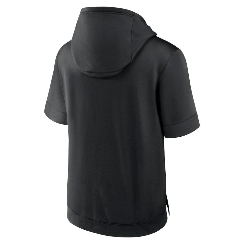 San Francisco Giants Tri Code Lockup Short Sleeve Pullover Hoodie - Black | Nike