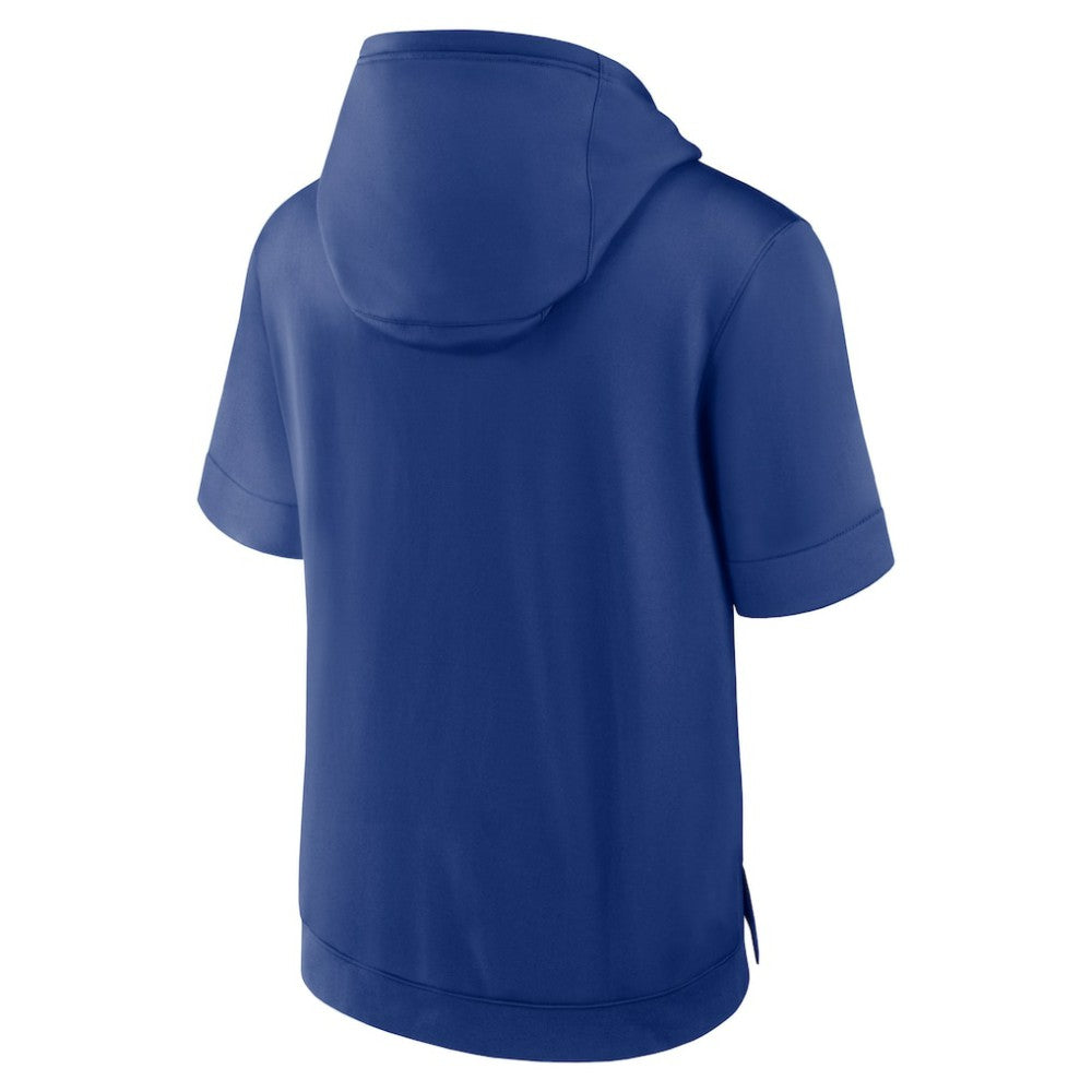 New York Mets Tri Code Lockup Short Sleeve Pullover Hoodie - Royal | Nike