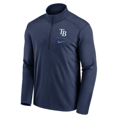 Tampa Bay Rays Franchise Logo Pacer Performance Half-Zip Top - Navy | Nike