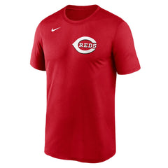 Cincinnati Reds Legend Fuse Wordmark T-Shirt  - Red | Nike