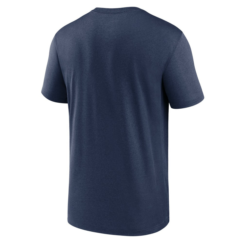 Cleveland Guardians Legend Fuse Wordmark T-Shirt  - Navy | Nike