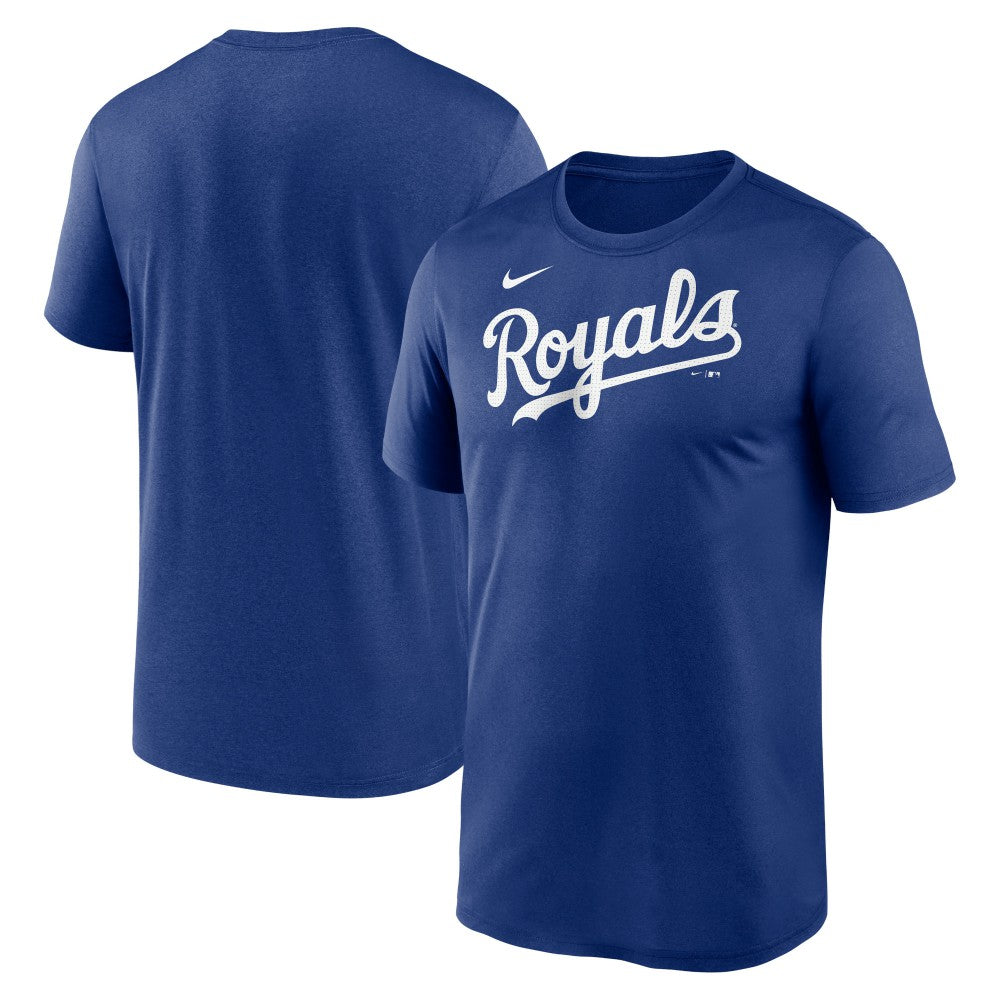 Kansas City Royals Legend Fuse Wordmark T-Shirt  - Royal | Nike