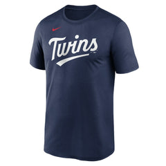 Minnesota Twins Legend Fuse Wordmark T-Shirt  - Navy | Nike