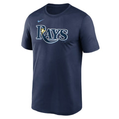 Tampa Bay Rays Legend Fuse Wordmark T-Shirt  - Navy | Nike