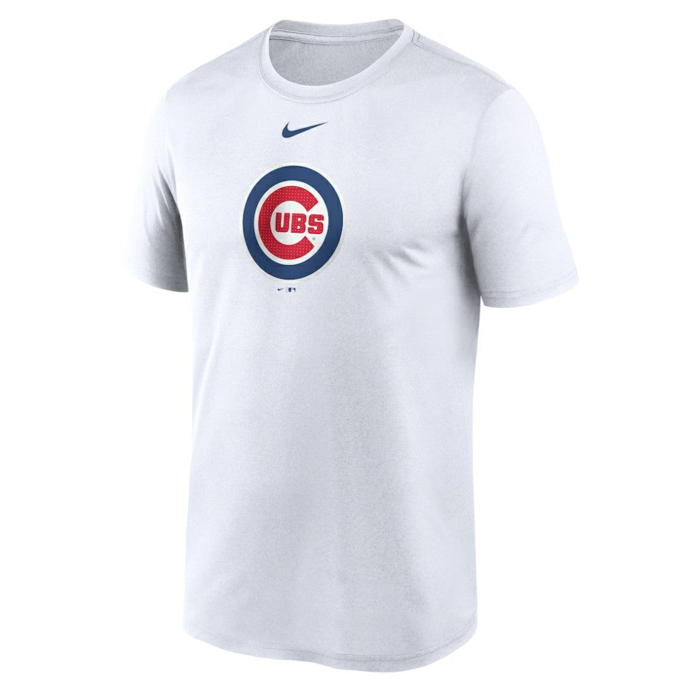 Chicago Cubs Legend Fuse Large Logo Dri-FIT T-Shirt - White | Nike