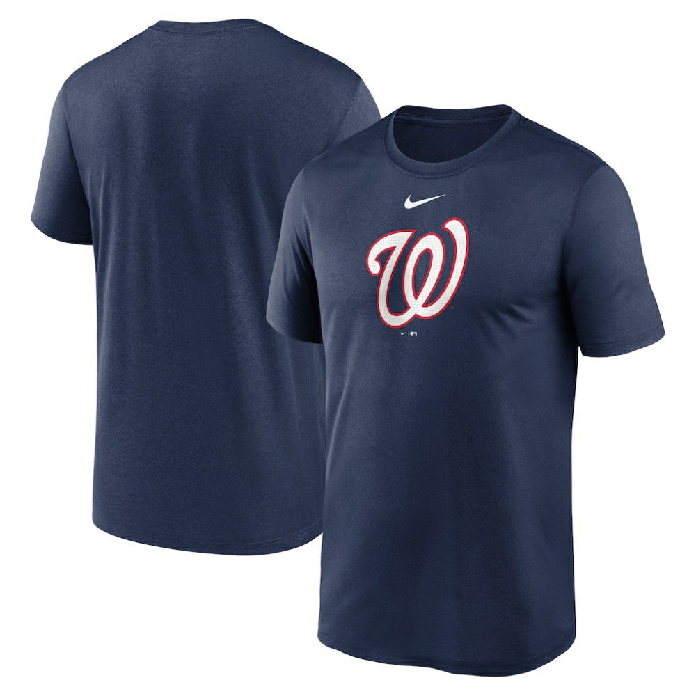 Washington Nationals Legend Fuse Large Logo Dri-FIT T-Shirt - Navy | Nike
