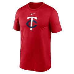 Minnesota Twins Legend Fuse Large Logo Dri-FIT T-Shirt - Red | Nike