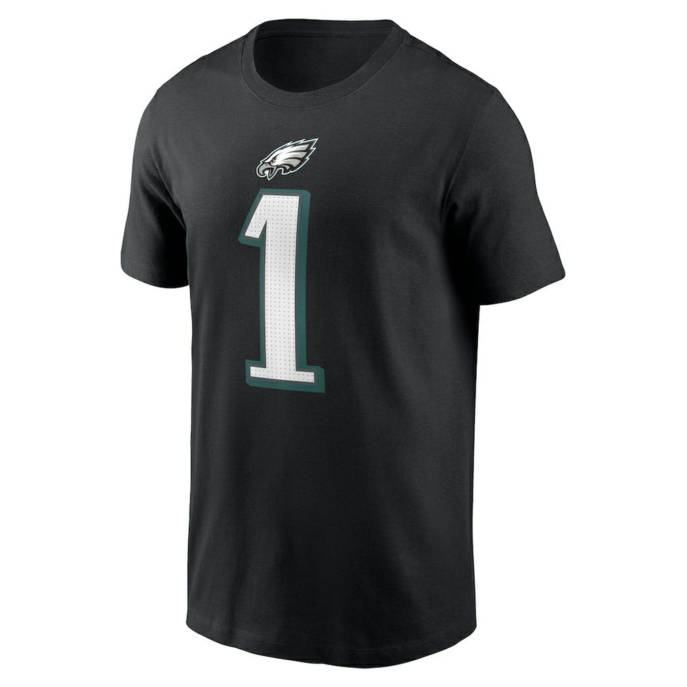 Jalen Hurts Philadelphia Eagles Player Name & Number T-Shirt - Black | Nike sale