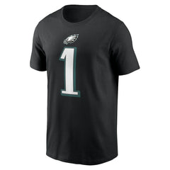 Jalen Hurts Philadelphia Eagles Player Name & Number T-Shirt - Black | Nike sale