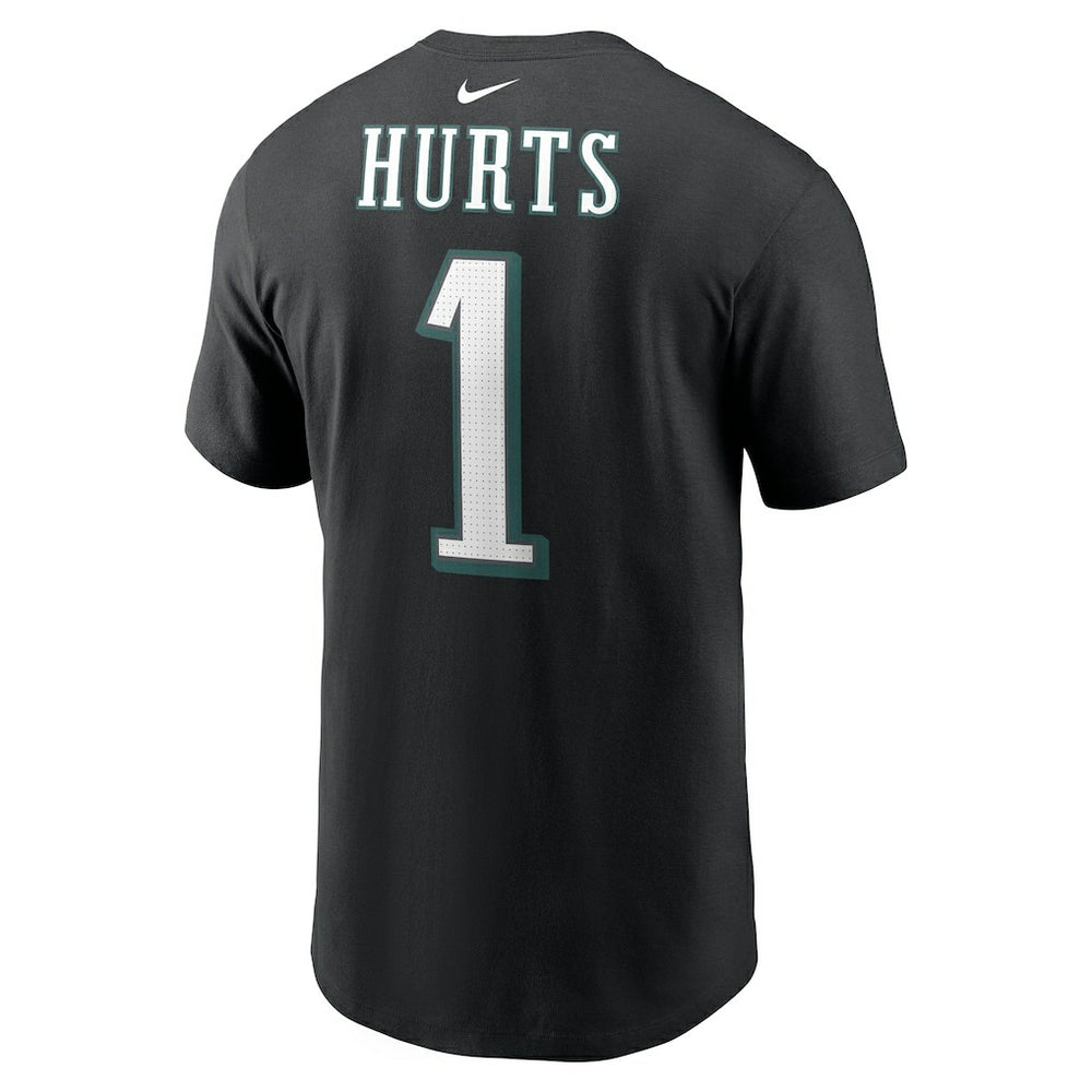 Jalen Hurts Philadelphia Eagles Player Name & Number T-Shirt - Black | Nike sale