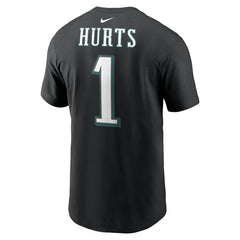 Jalen Hurts Philadelphia Eagles Player Name & Number T-Shirt - Black | Nike sale