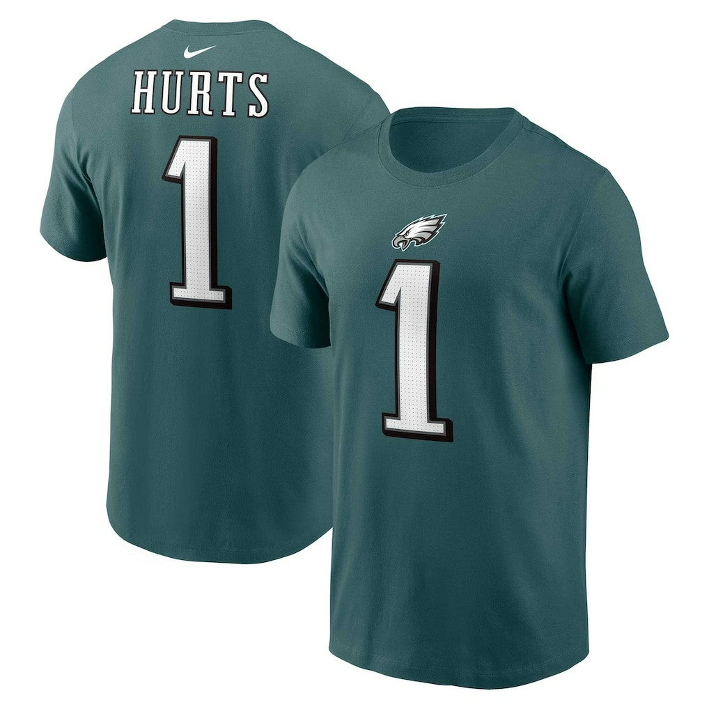 Jalen Hurts Philadelphia Eagles Player Name & Number T-Shirt - Midnight Green | Nike discount
