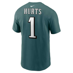 Jalen Hurts Philadelphia Eagles Player Name & Number T-Shirt - Midnight Green | Nike discount