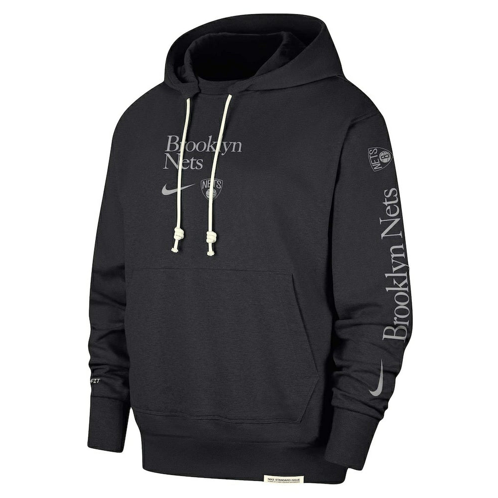 Brooklyn Nets Authentic Performance Pullover Hoodie - Black | Nike online
