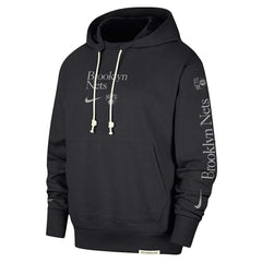 Brooklyn Nets Authentic Performance Pullover Hoodie - Black | Nike online