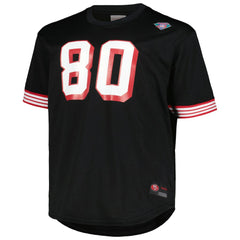 Jerry Rice San Francisco 49ers Big & Tall Mesh Player Name & Number Top - Black on sale
