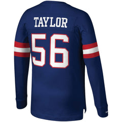 Lawrence Taylor New York Giants Big & Tall Cut & Sew Player Name & Number Long Sleeve T-Shirt - Royal on sale