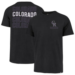 Colorado Rockies Hang Back Franklin T-Shirt - Black | 47 brand