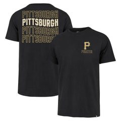 Pittsburgh Pirates Hang Back Franklin T-Shirt - Black | 47 brand