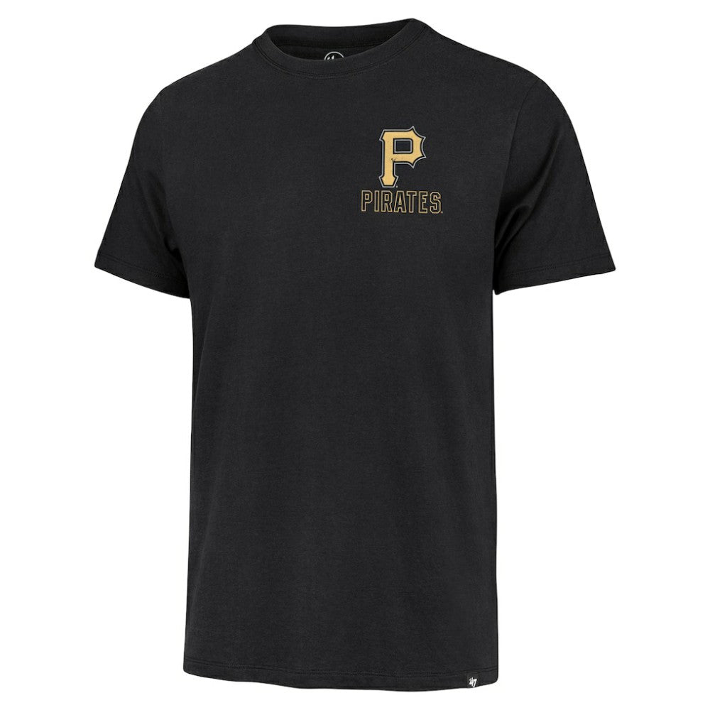 Pittsburgh Pirates Hang Back Franklin T-Shirt - Black | 47 brand