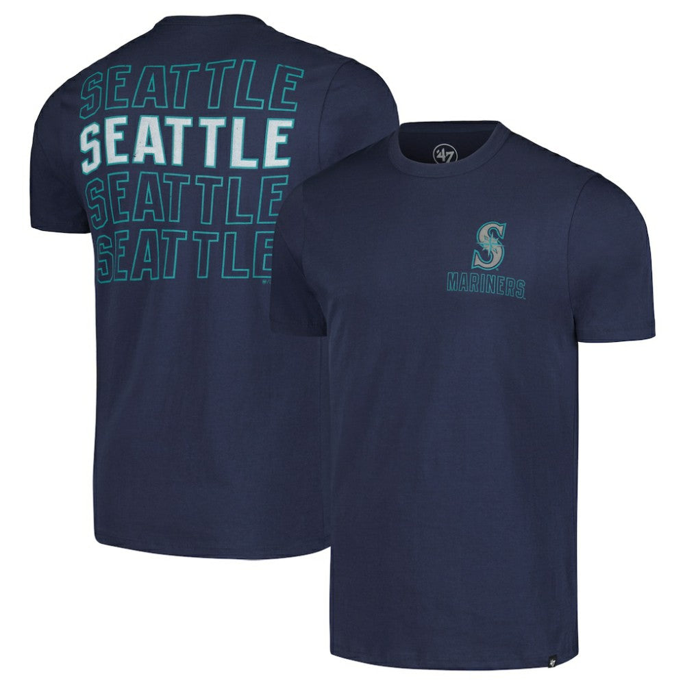 Seattle Mariners Hang Back Franklin T-Shirt - Navy | 47 brand