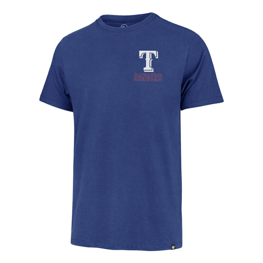 Texas Rangers Hang Back Franklin T-Shirt - Royal | 47 brand
