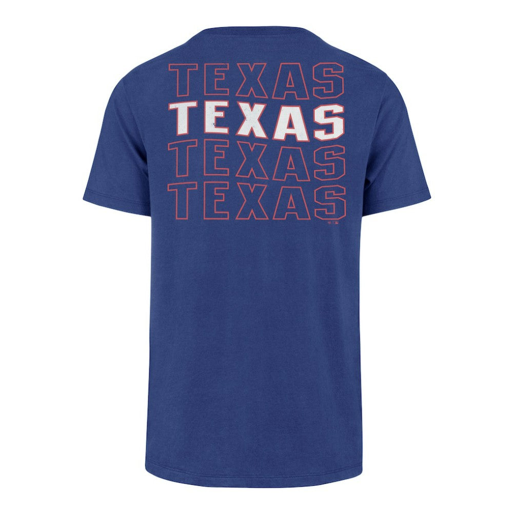 Texas Rangers Hang Back Franklin T-Shirt - Royal | 47 brand