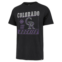 Colorado Rockies Outlast Franklin T-Shirt - Black | 47 brand