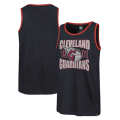 Cleveland Guardians Upload Franklin Tank Top - Navy | 47 brand