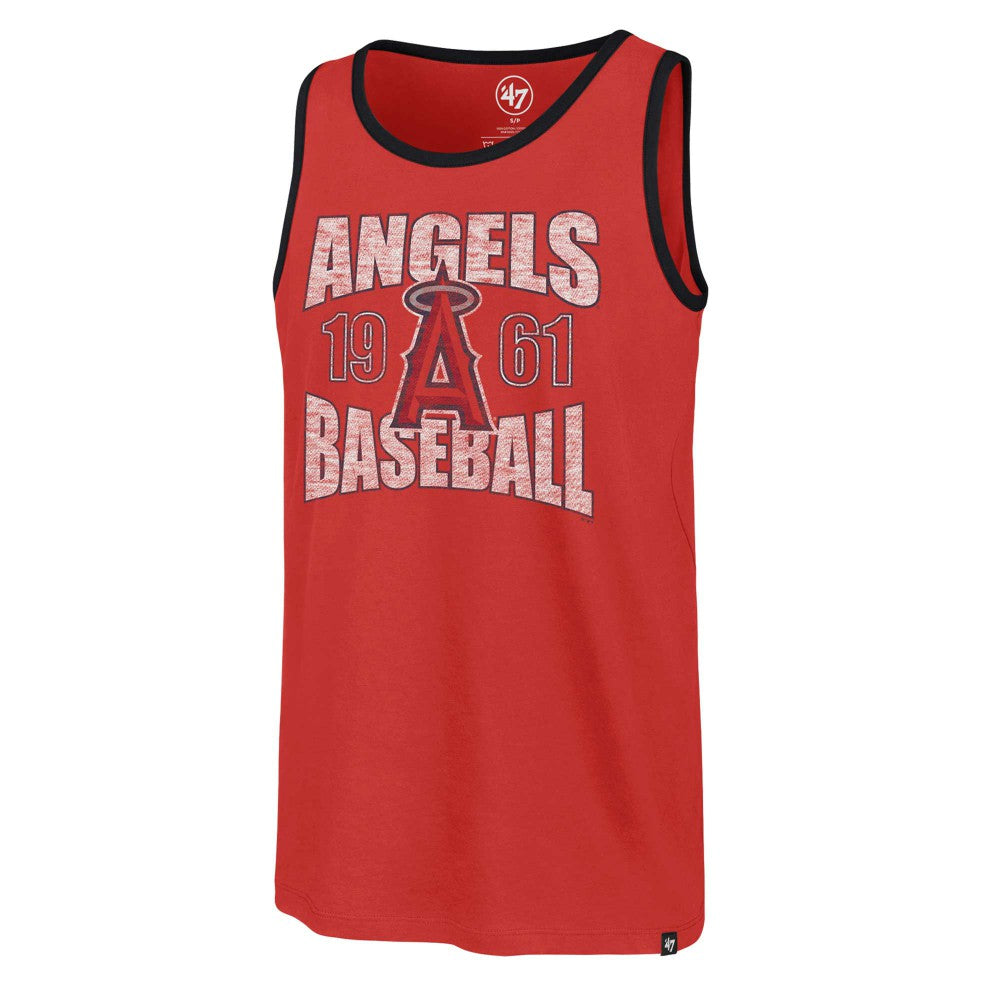Los Angeles Angels Upload Franklin Tank Top - Red | 47 brand
