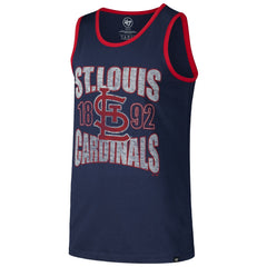 St. Louis Cardinals Upload Franklin Tank Top - Navy | 47 brand
