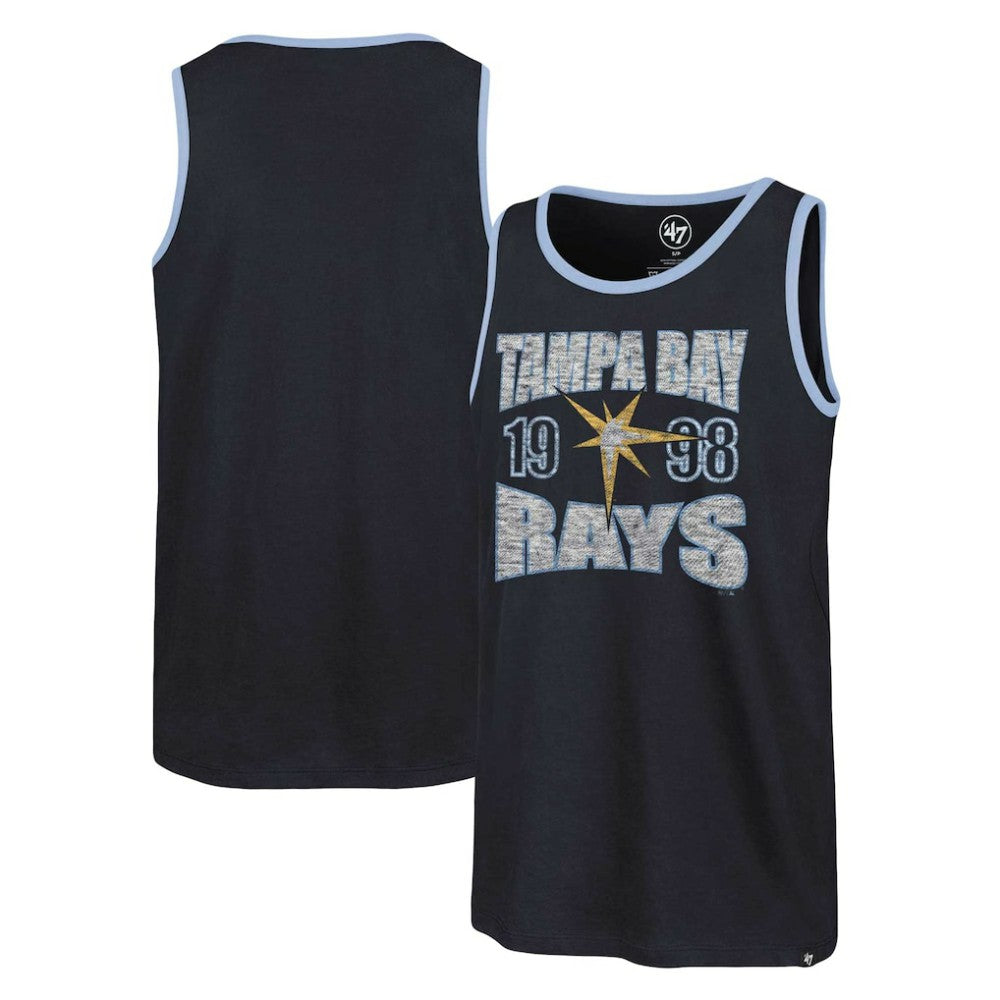 Tampa Bay Rays Upload Franklin Tank Top - Navy | 47 brand