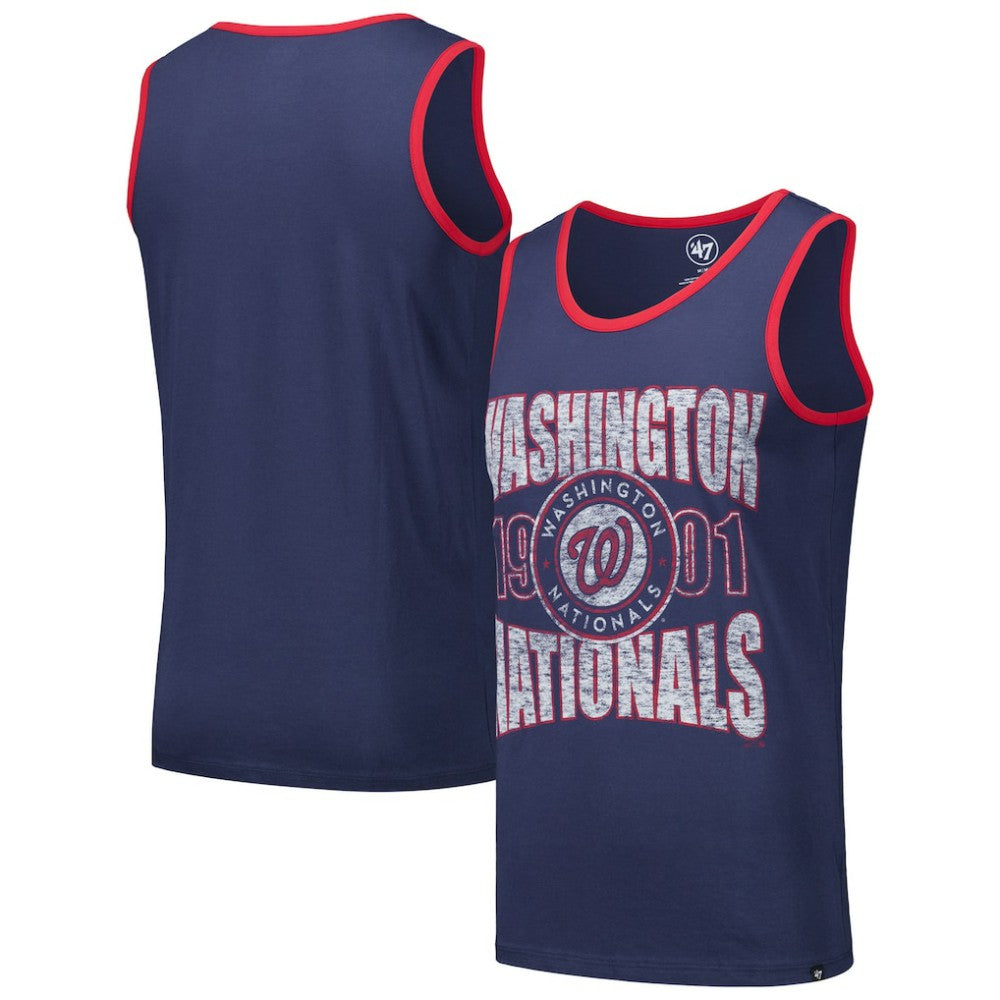 Washington Nationals Upload Franklin Tank Top - Navy | 47 brand