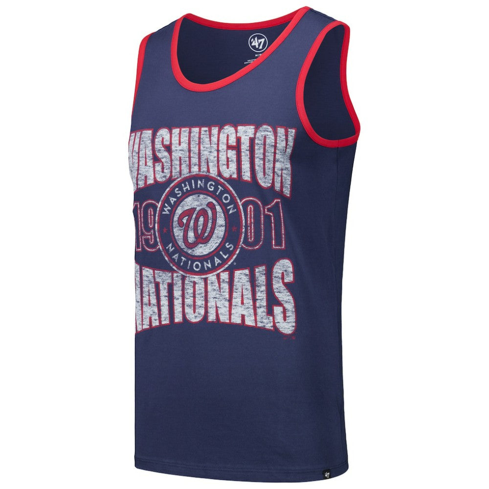 Washington Nationals Upload Franklin Tank Top - Navy | 47 brand