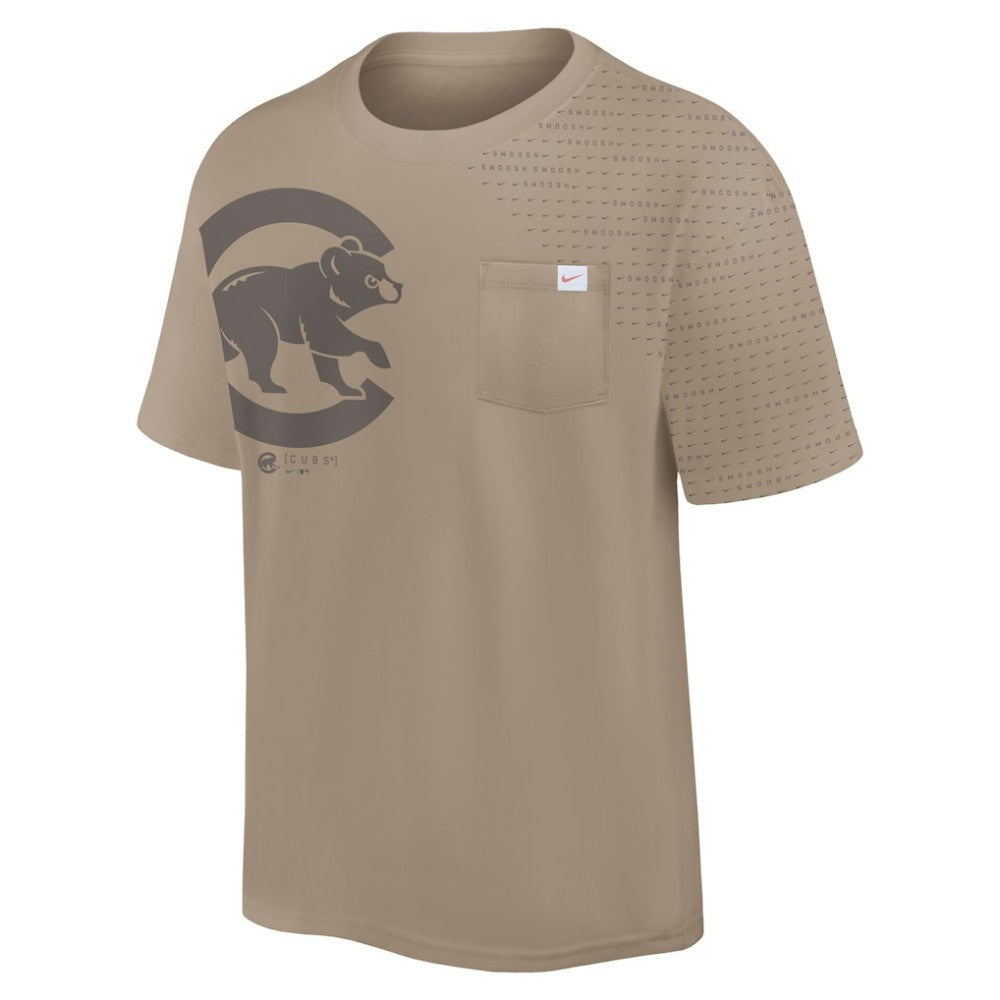Chicago Cubs Statement Max90 Pocket T-Shirt - Khaki | Nike